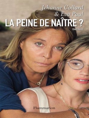 cover image of La Peine de naître ?